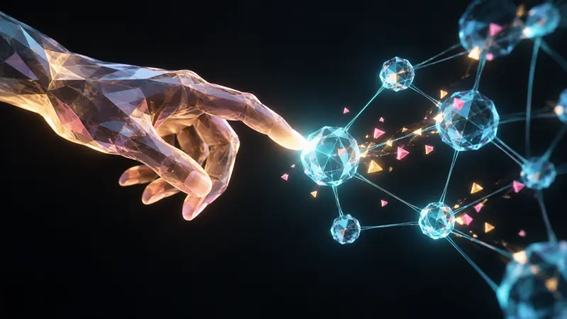 Ilustración de inteligencia artificial al servicio de las personas